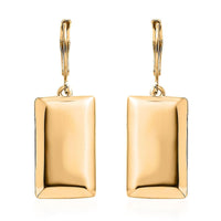 Lever Back Earrings in 18K YG Plated Stainless Steel