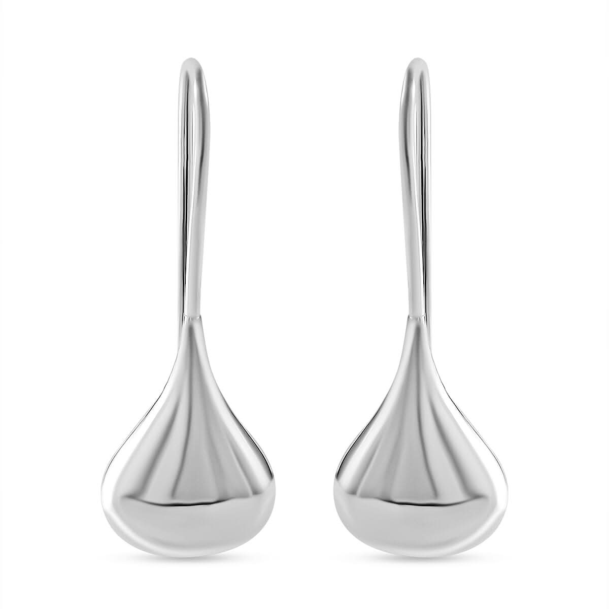 Drop Earrings in Sterling Silver 2.40 Grams