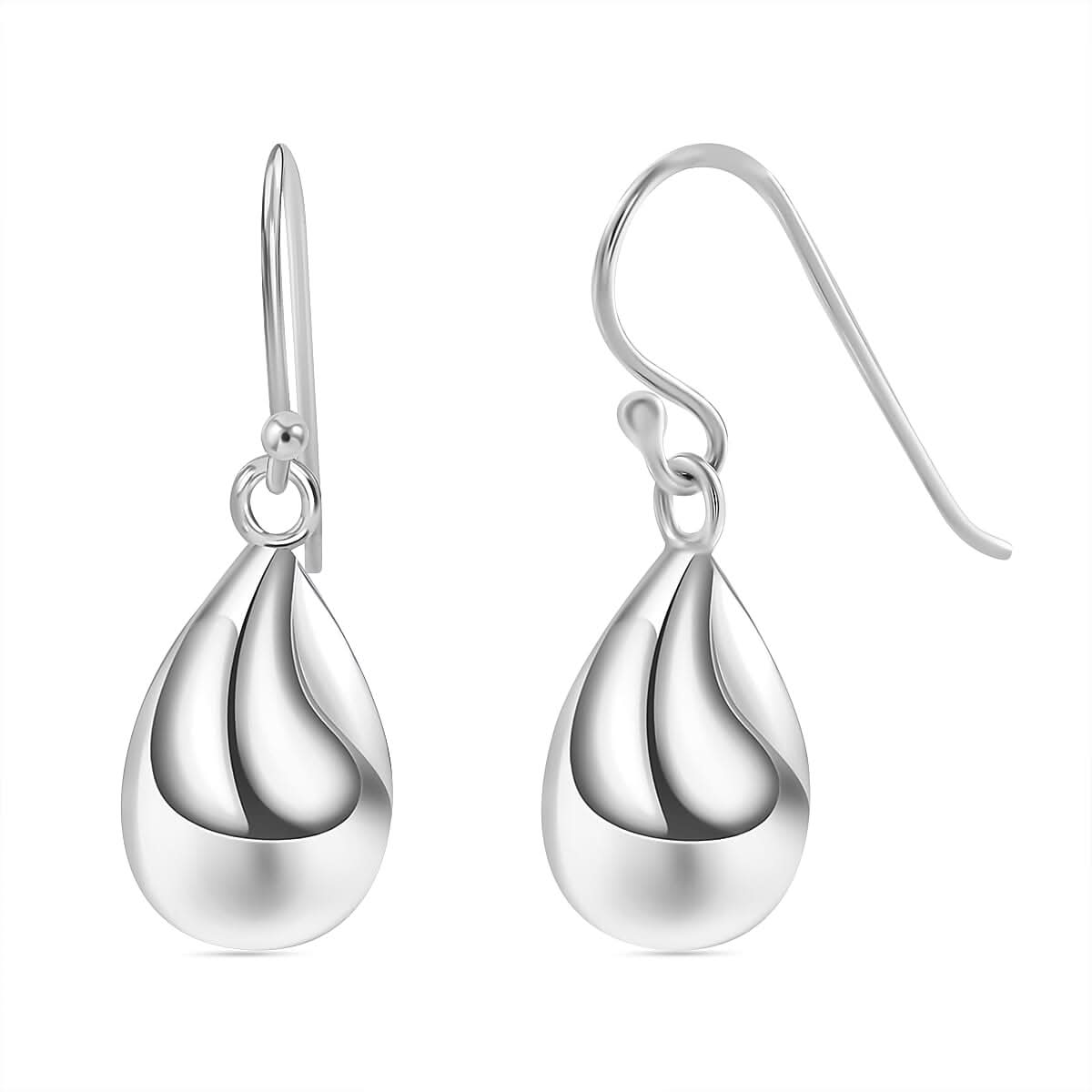 Sterling Silver Raindrop Earrings 3.03 Grams