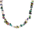 Multi Gemstone Chips 263.00 ctw Necklace 36 Inches - Sticky add to cart bar