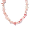 Galilea Rose Quartz Chips 197.00 ctw Necklace 28 Inches - Sticky add to cart bar