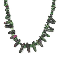 Karis Ruby Zoisite 300.00 ctw Necklace in Platinum Bond 20 Inches