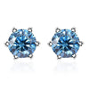 Blue Moissanite