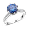 Blue Moissanite
