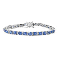 Tanzanian Wine Garnet, White Zircon Tennis Bracelet in Rhodium Over Sterling Silver (7.25 In) 15.10 ctw