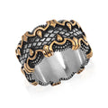 Band Ring in ION Plated YG and Stainless Steel (Size 10.0) - Sticky add to cart bar