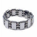 Terahertz 230.00 ctw Block Stretch Men's Bracelet (8-8.5In) - Sticky add to cart bar