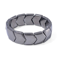 Terahertz 210.00 ctw Block Stretch Men's Bracelet (7.5-8.0In)