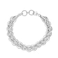 Artisan Crafted Sterling Silver Link Chain Bracelet (7.25 In) 15.75 Grams - Sticky add to cart bar