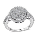 Luxuriant Lab Grown Diamond G-H SI, 1.00 ctw Cocktail Ring in 10K White Gold - Sticky add to cart bar