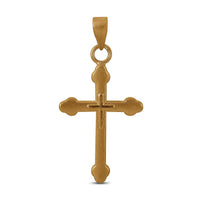 24K Yellow Gold Cross Pendant 0.50 Grams