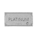 999 Platinum Bar 13x26x0.23mm 2 Grams - Sticky add to cart bar