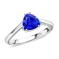 Certified & Appraised Rhapsody AAAA Tanzanite 1.25 ctw Solitaire Ring in 950 Platinum 5.15 Grams