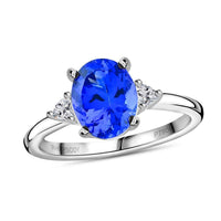 Certified & Appraised Rhapsody AAAA Tanzanite and E-F VS Diamond 2.75 ctw Ring in 950 Platinum (Size 6.0) 5.20 Grams