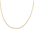 14K Yellow Gold 1.5mm Rope Chain Necklace 20 Inches 1.50 Grams - Sticky add to cart bar