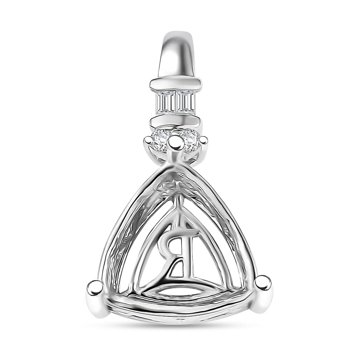 Rhapsody Diamond E-F VS2 0.06 ctw Pendant in 950 Platinum