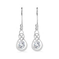 Simulated Diamond 1.00 ctw Earrings in Sterling Silver - Sticky add to cart bar