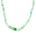 Green Opal 108.00 ctw Necklace 20 Inches in Stainless Steel - Sticky add to cart bar