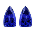 Certified & Appraised AAAA Tanzanite Set of 2 (Fancy 15x9 mm) 10.21 ctw - Sticky add to cart bar