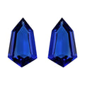 Certified & Appraised AAAA Tanzanite Set of 2 (Fancy 17.6X10.1 mm) 10.40 ctw - Sticky add to cart bar