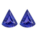 Certified & Appraised AAAA Tanzanite Set of 2 (Fancy 16.2X13.7 mm) 16.00 ctw - Sticky add to cart bar