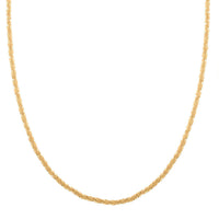 Roc Chain Necklace in 14K Yellow Gold Over Sterling Silver 6.9 Grams 24 Inches