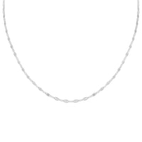 Chain Necklace in Sterling Silver 24 Inches 5.8 Grams