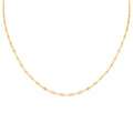 Chain Necklace in 14K Yellow Gold Over Sterling Silver 24 Inches 5.8 Grams - Sticky add to cart bar
