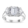 Karis White Topaz Ring in Platinum Bond (Size 10.0) 3.85 ctw - Sticky add to cart bar
