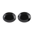 Premium Thai Black Spinel Set of 2 (Oval 9x7 mm) 3.57 ctw Loose gemstone - Sticky add to cart bar