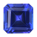 Certified & Appraised Asscher Cut AAAA Tanzanite (Oct Free Size) 3.00 ctw - Sticky add to cart bar