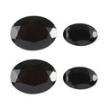AA Thai Black Spinel Set of 4 (Oval Mix Mix) 3.93 ctw - Sticky add to cart bar