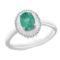 Kagem Zambian Emerald and Diamond Sunburst Ring - Sticky add to cart bar