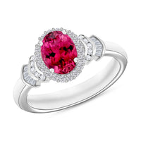 Ouro Fino Rubellite and Diamond Luxe Ring