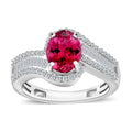 Ouro Fino Rubellite and Diamond Bypass Ring - Sticky add to cart bar
