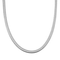 Snake Chain Necklace in Stainless Steel 20 Inches