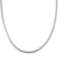 Snake Chain Necklace in Stainless Steel 28 Inches - Sticky add to cart bar