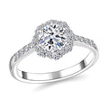 Luxuriant Lab Grown Diamond E-F VS 1.00 ctw Ring in 10K White Gold - Sticky add to cart bar
