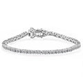 Luxuriant Lab Grown Diamond G-H SI 2.00 ctw Bracelet in Platinum Over Sterling Silv (7.25 In) (Del. in 5-7 Days) - Sticky add to cart bar