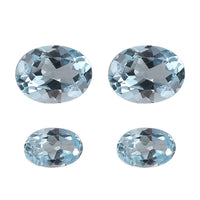 AA Sky Blue Topaz Set of 4 (Mix Mix mm) 2.58 ctw