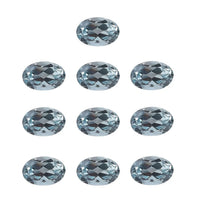 Premium Sky Blue Topaz Assorted Box (Ovl 6x4 mm) 4.67 ctw Loose Gemstone