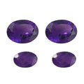 AA African Amethyst Set of 4 (Oval Mix Size) 2.60 ctw Loose Gemstone - Sticky add to cart bar