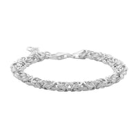 La Bella Italian Sterling Silver Bracelet (7.50 In) 12.8 Grams