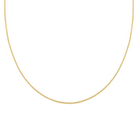 1.10mm Triple Spiga Wheat Chain Necklace in 14K Yellow Gold 20 Inches 1.85 Grams