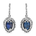 Karis Malagasy Labradorite 13.65 ctw Dragon Earrings in Platinum Bond - Sticky add to cart bar