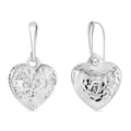 Heart Dangle Earrings in Sterling Silver 8 Grams - Sticky add to cart bar