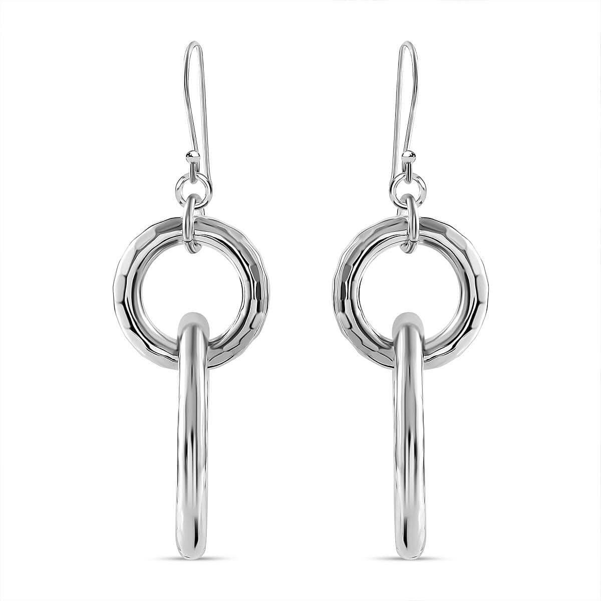 Sterling Silver Dangle Earrings 9.50 Grams