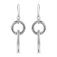 Sterling Silver Dangle Earrings 9.50 Grams