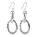 Oval Dangle Earrings in Sterling Silver 10 Grams - Sticky add to cart bar
