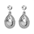 Teardrop Dangle Earrings in Sterling Silver 9 Grams - Sticky add to cart bar